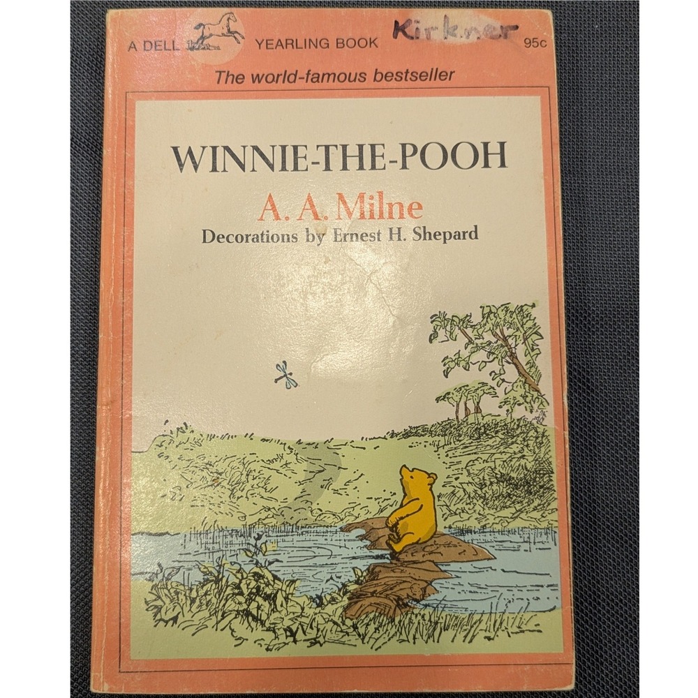 Vintage Winnie-the-Pooh A. A. Milne Dell Yearling Paperback Ernest H. Shepard